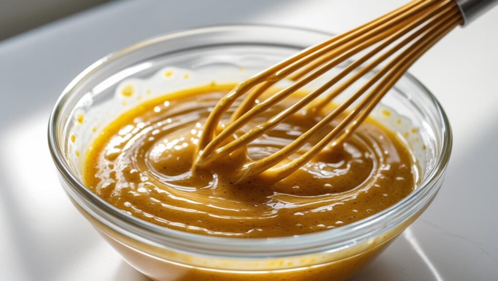 Homemade Honey-Dijon vinaigrette
