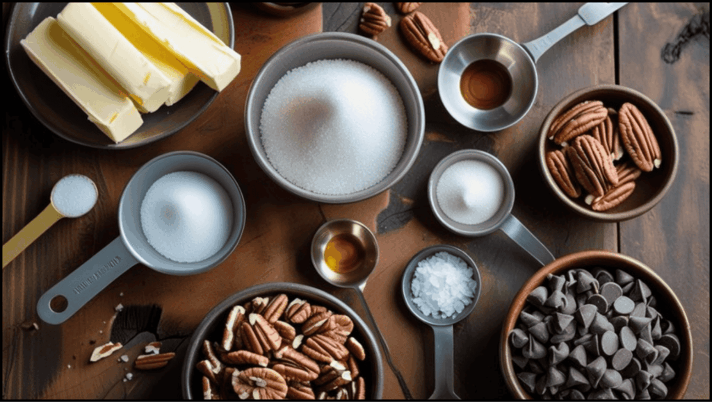 Ingredients for Salted Toffee Recipe