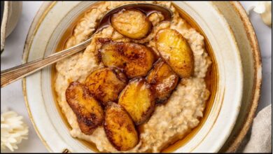 Caramelized Banana and Fig Oatmeal