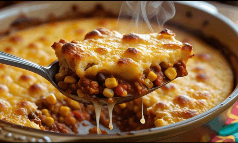 Chili-Corn Casserole with Polenta
