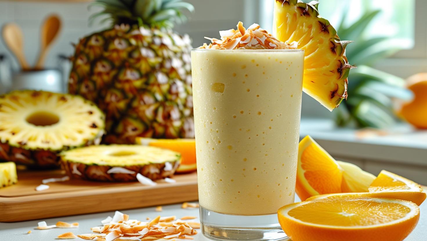 Coconut Pineapple Orange Smoothie