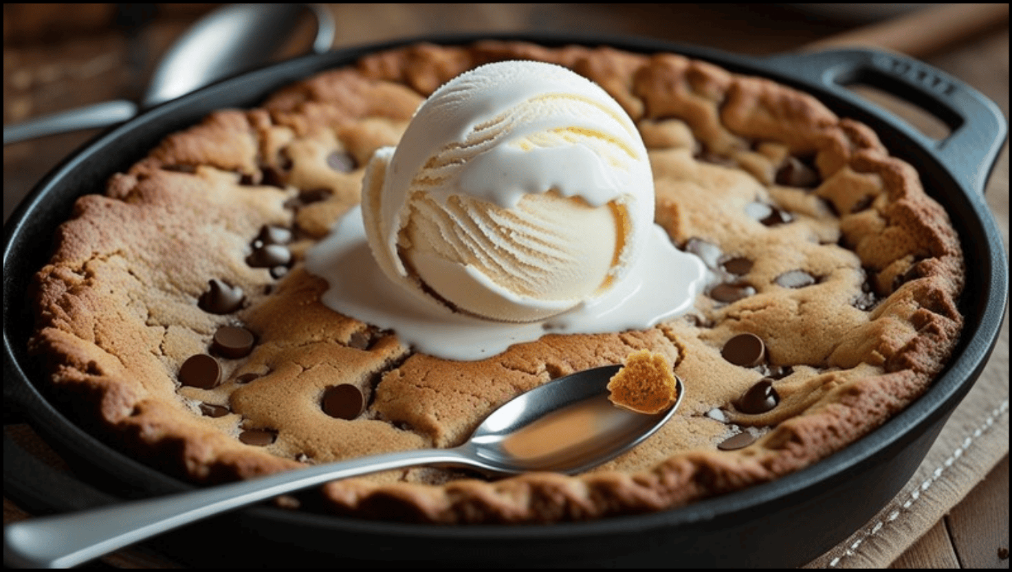 Deep Dish Chocolate Chip Cookie