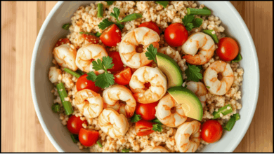 Easy Shrimp and Quinoa Salad