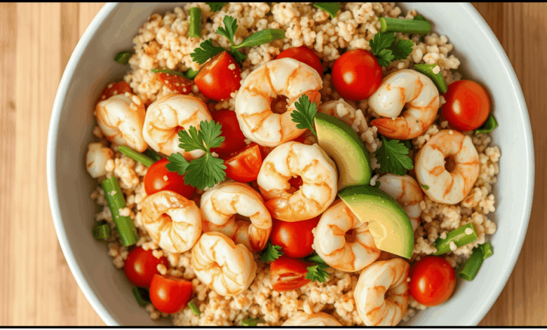 Easy Shrimp and Quinoa Salad