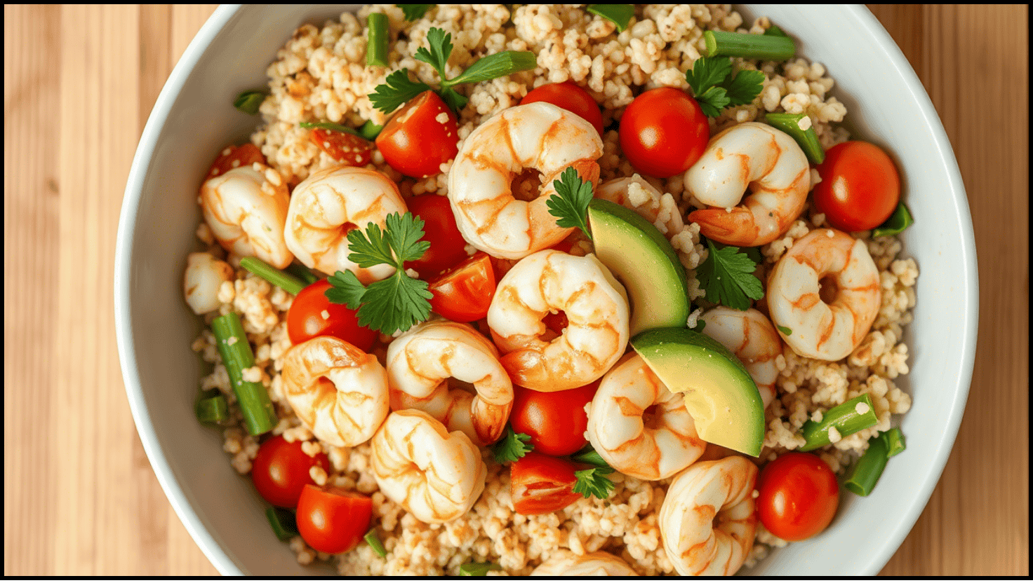 Easy Shrimp and Quinoa Salad