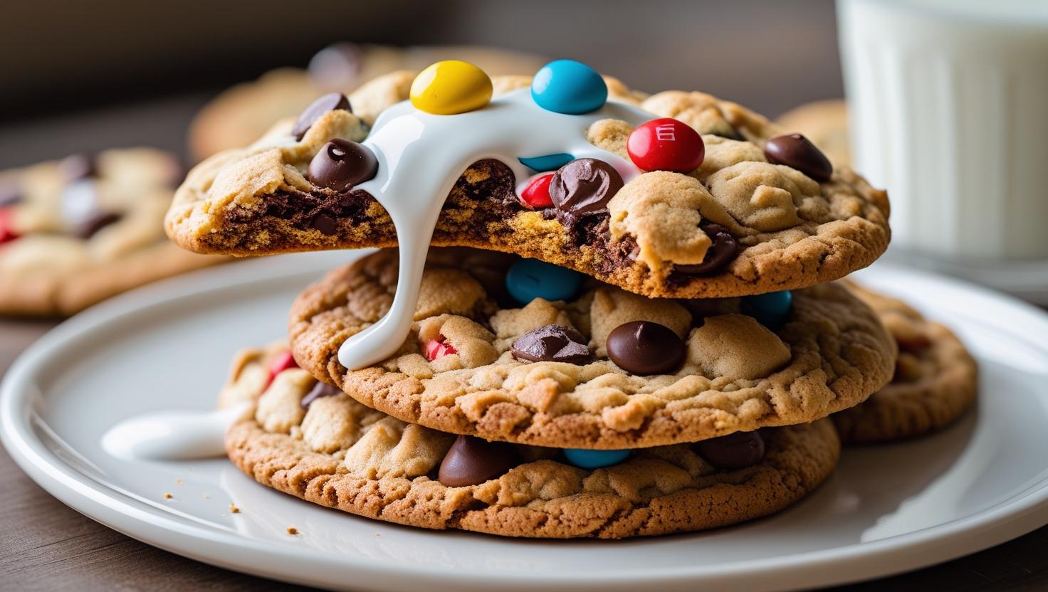 Marshmallow Monster Cookies