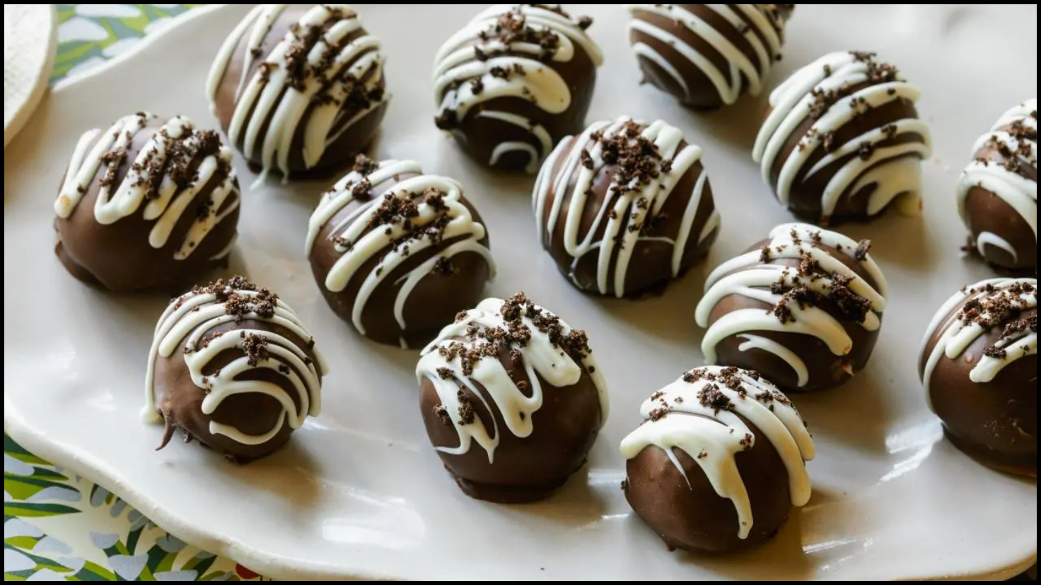 Mint Chocolate Oreo Truffles