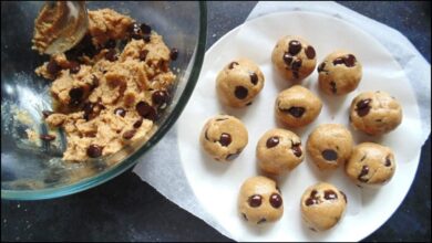 Peanut Butter Cookie Dough Bites