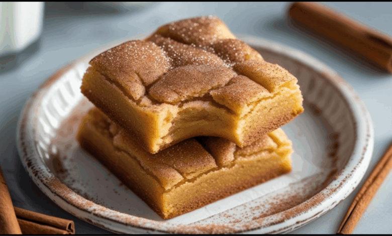 Snickerdoodle Blondies