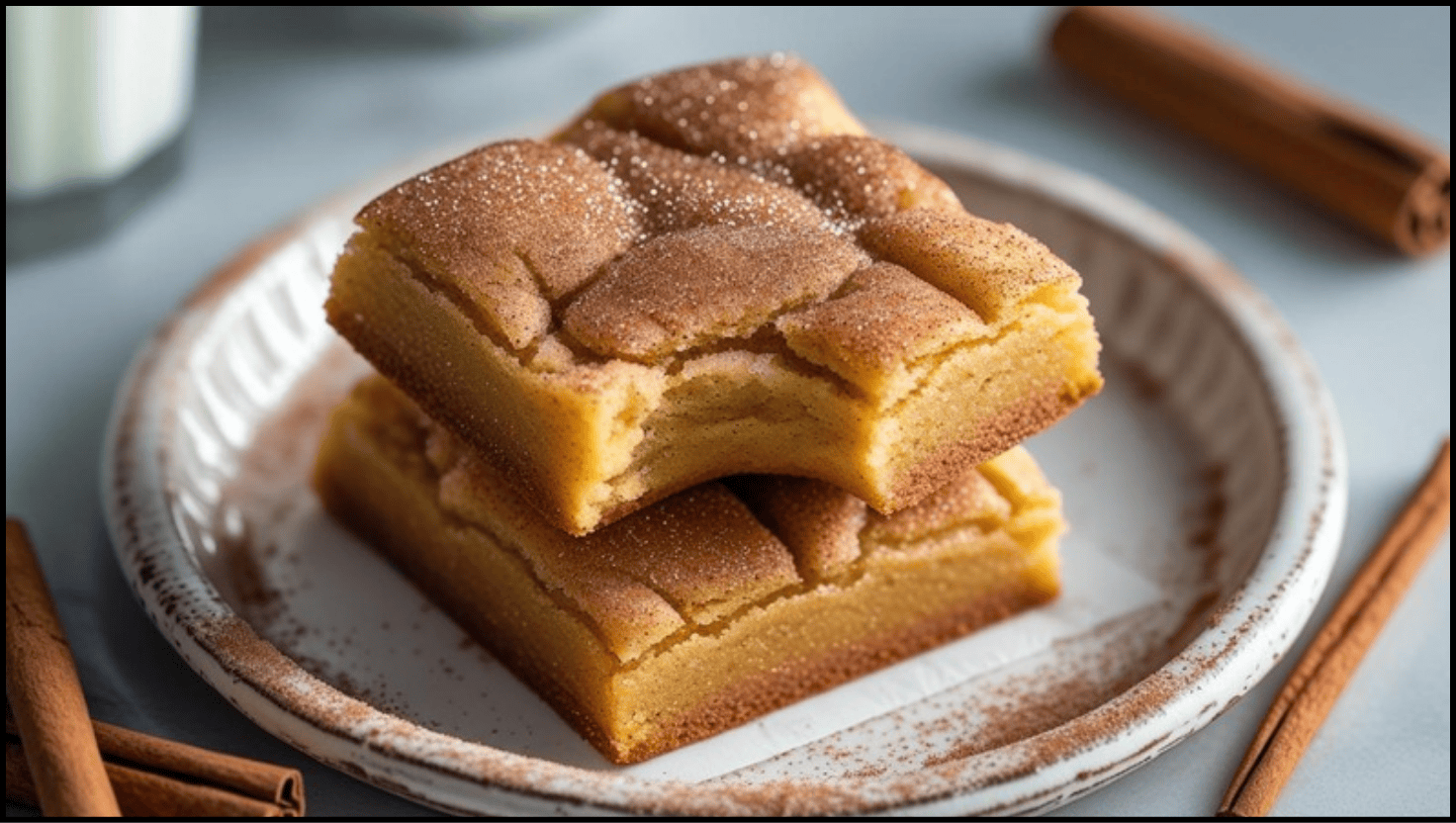 Snickerdoodle Blondies