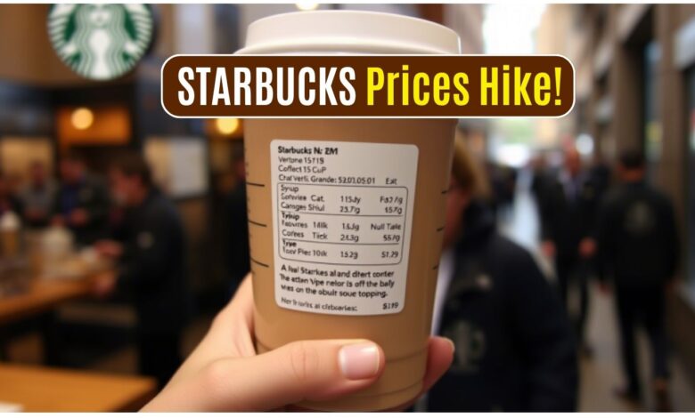 Starbucks Prices Increases