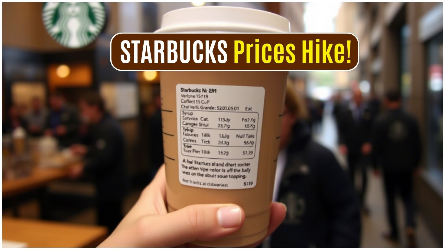 Starbucks Prices Increases