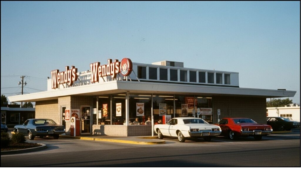 1970s-era Wendy's restaurant