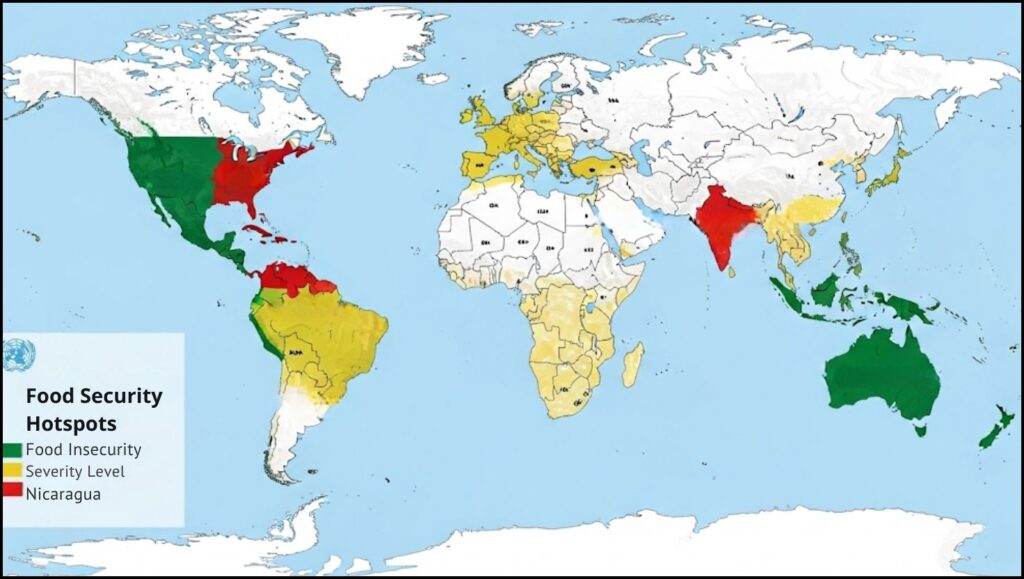 Food Security 'hotspots' by the UN