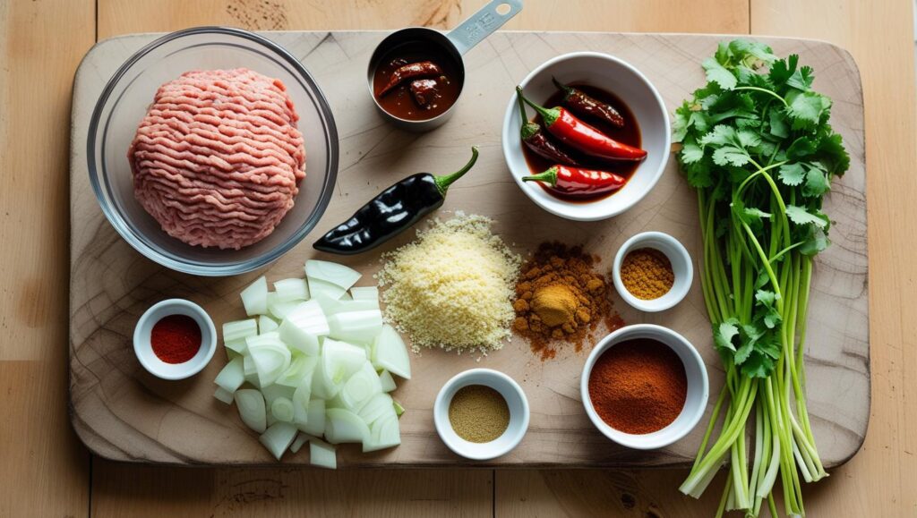 Ingredients for Chipotle Turkey Burgers
