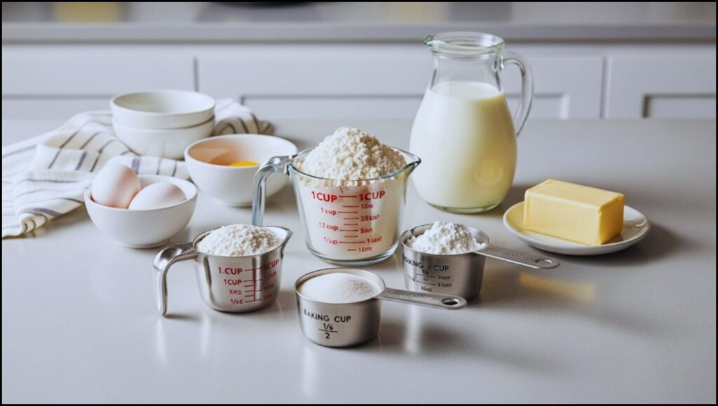 Ingredients for Fraction Pancakes