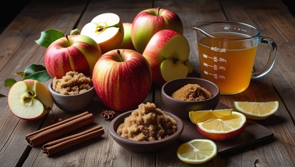 Ingredients for Homemade Applesauce