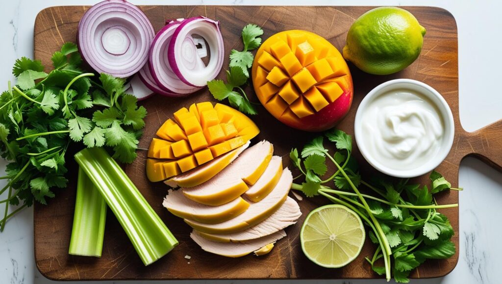 Ingredients for Mango Chicken Salad