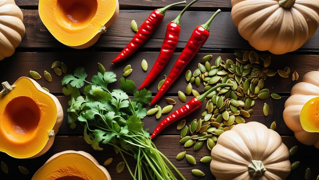 Ingredients for Spicy-Sweet Squash Bowl