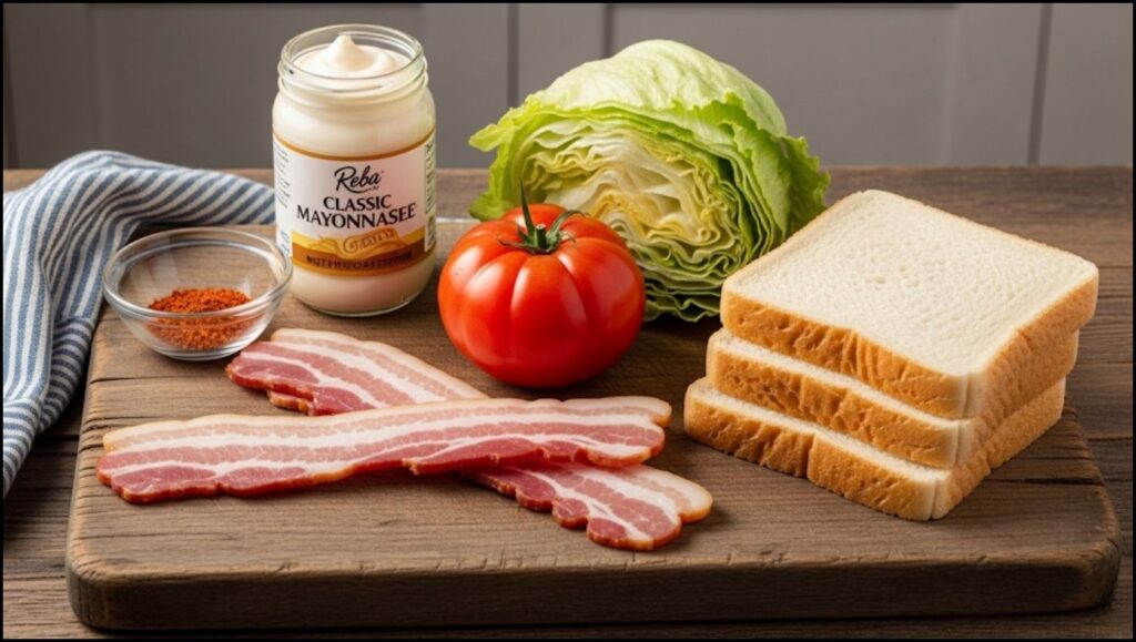 Ingredients for celebrity recipe
