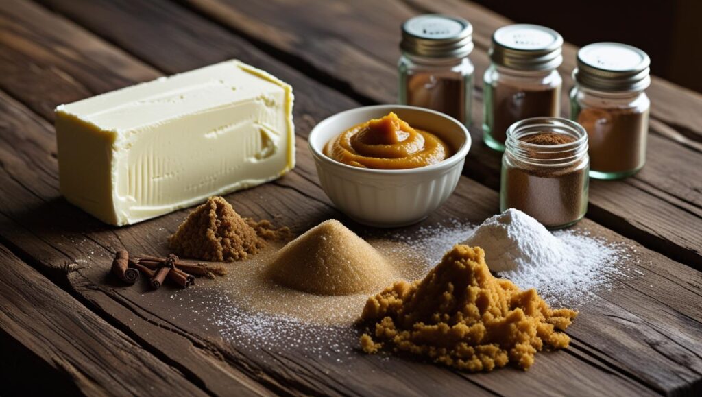 Ingredients for pumpkin dip