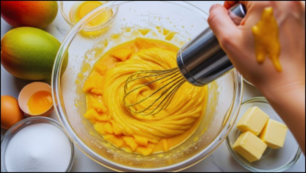 Ingredients whisked together