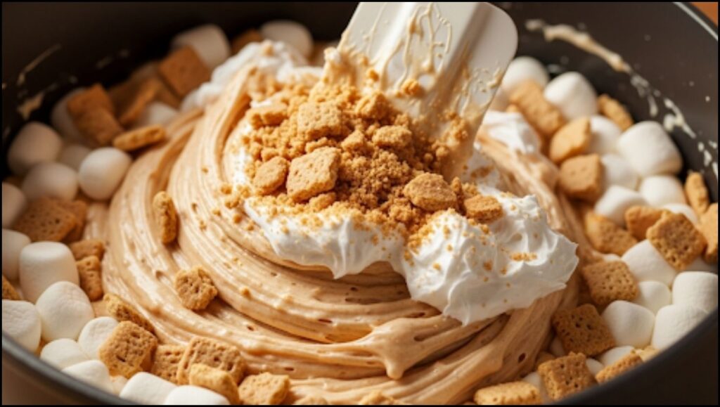 Mixture of Golden Grahams cereal and the crushed graham crackers