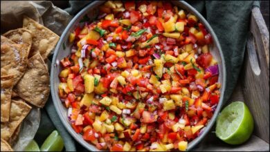 Nectarine Basil Salsa