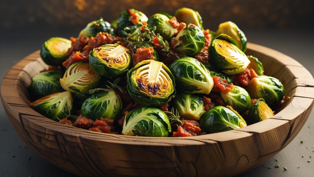 Roasted Brussels sprouts