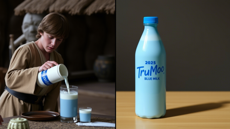 Star Wars Scene of Blue Milk