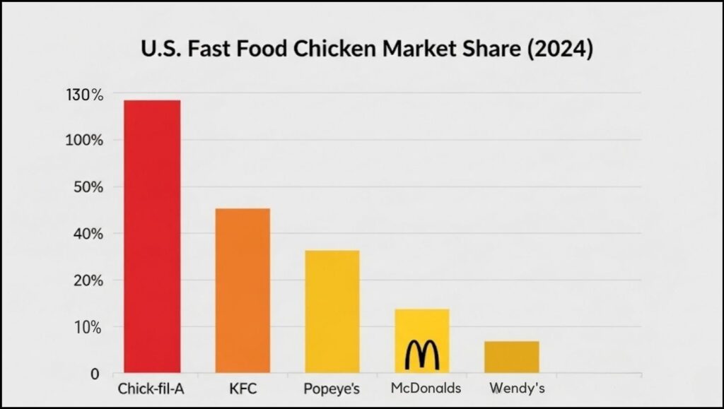 U.S. Fast-Food Chicken Market Share