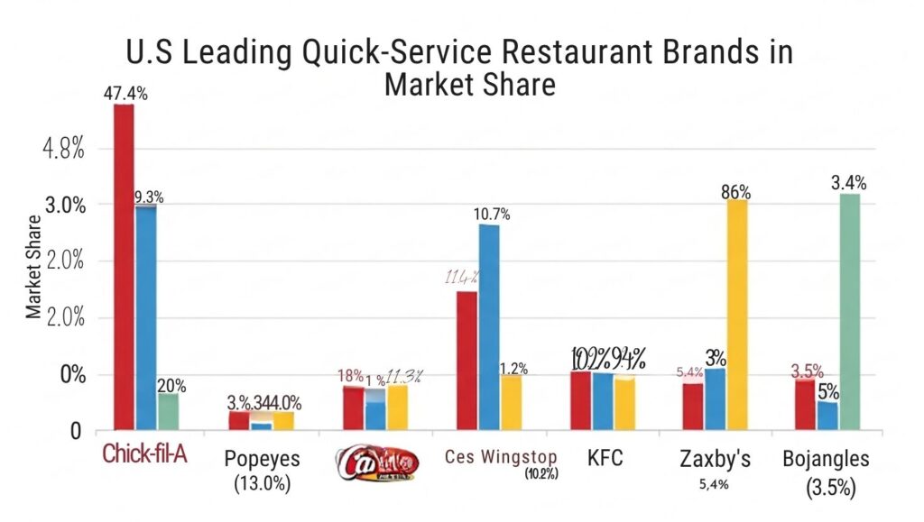 U.S. chicken market by market share for 2024