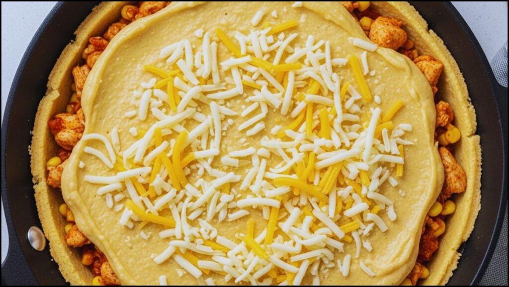 assembled chicken tamale pie