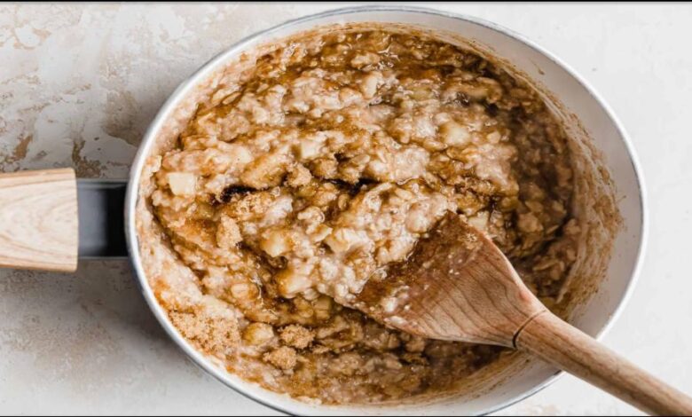 Brown Sugar Apple Bran Oatmeal