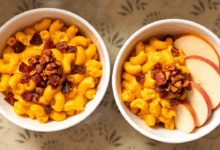 Butternut Squash Mac and Cheese with Bacon and Apple