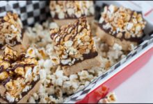 Caramel Corn Bars