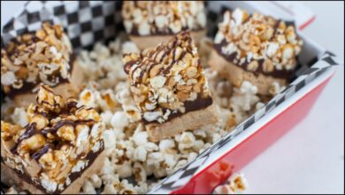Caramel Corn Bars