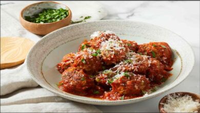Cheesy Meatless Meatballs