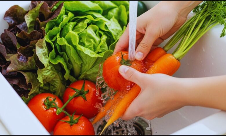 Cleaning Vegetables