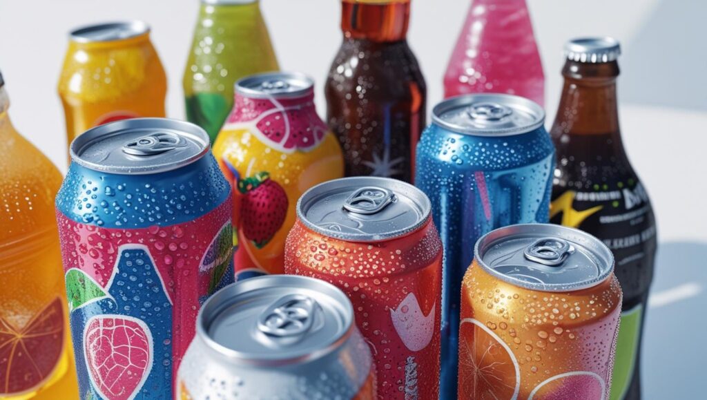 collection of sugar-sweetened beverages
