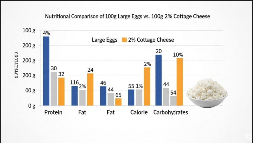comparing the nutritional facts