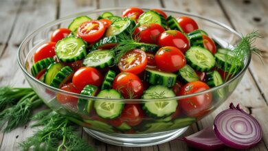 Cucumber-Tomato Salad