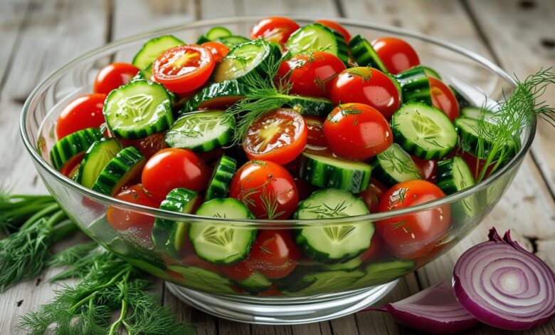 Cucumber-Tomato Salad