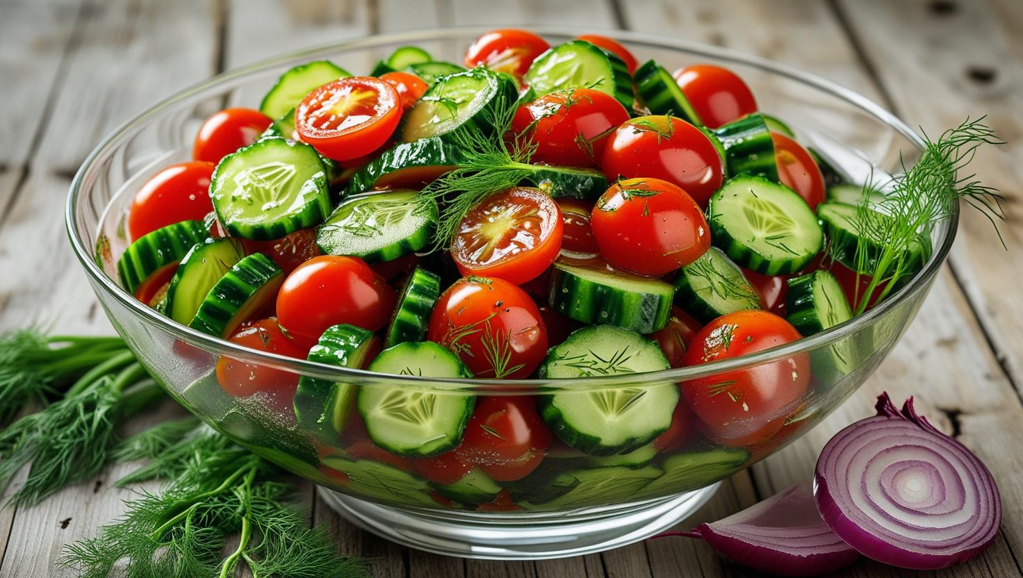 Cucumber-Tomato Salad