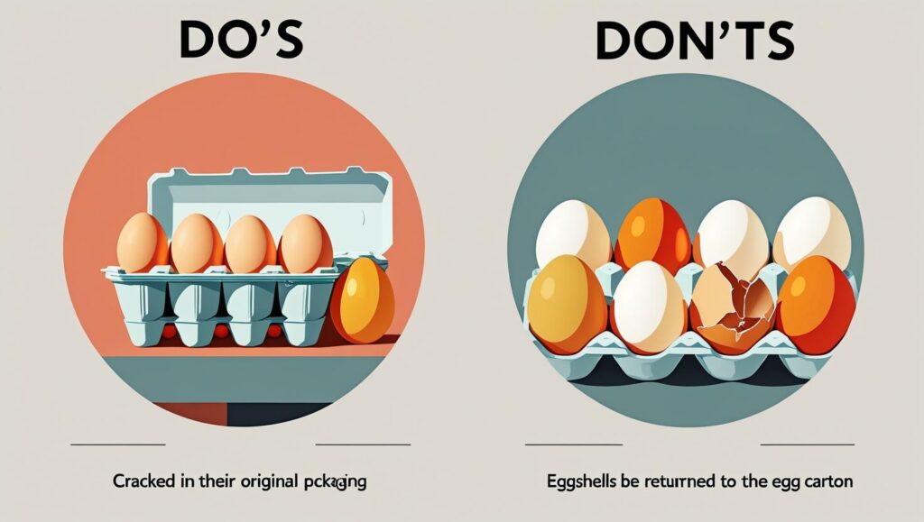do's and don'ts of egg handling