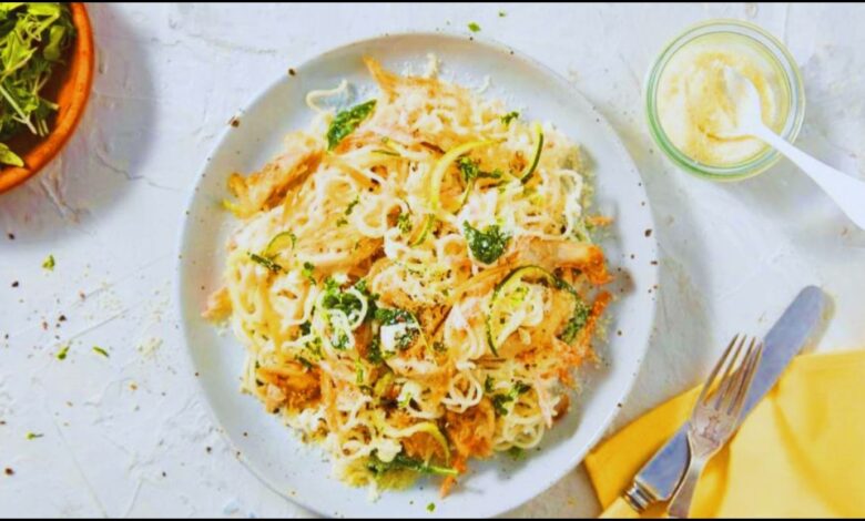 Easy Cheesy Chicken Noodles
