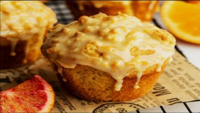 Glazed Orange Muffins