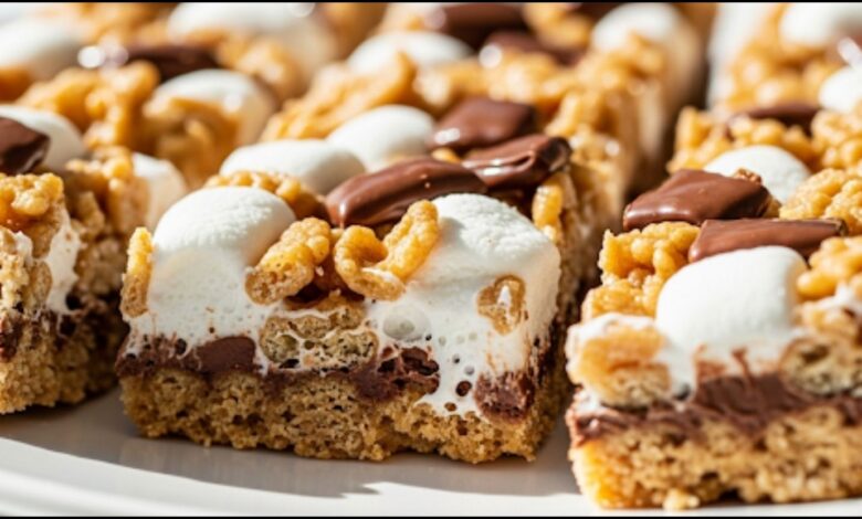 Golden Grahams S'mores Bars
