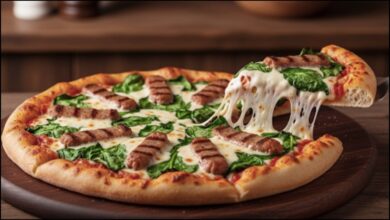 Grilled Chicken Sausage Pizza