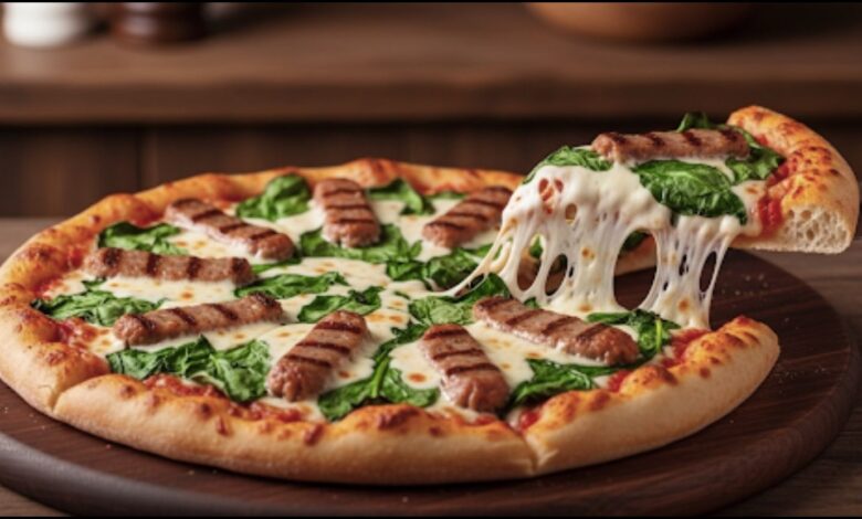 Grilled Chicken Sausage Pizza